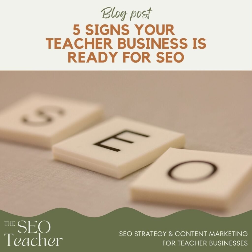 seo for teacher businesses