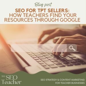 seo for tpt sellers