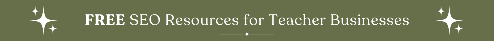 free seo resources for teachers