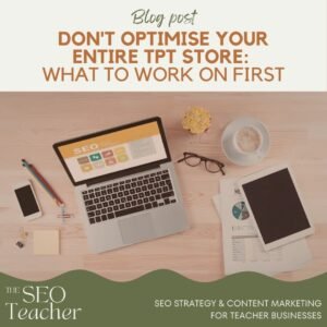 TPT what to optimize first
