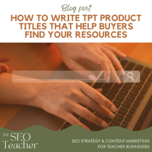 TPT Product Titles