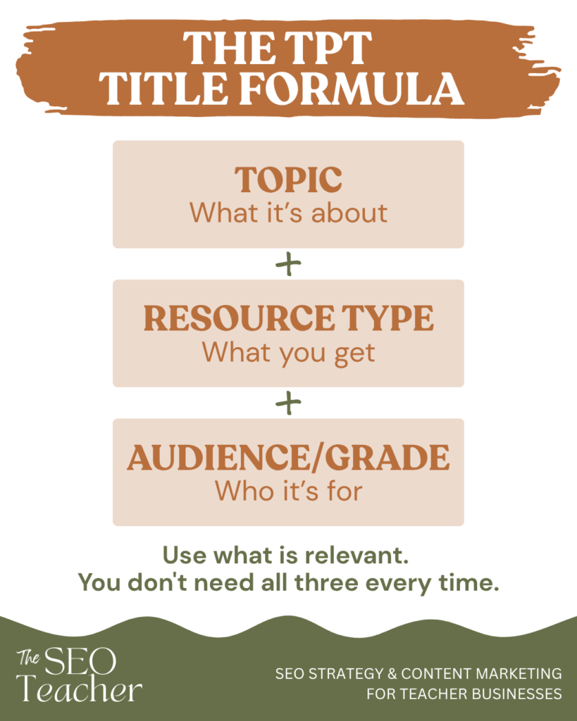 TPT Title